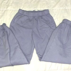 Brandy Melville lilac sweats